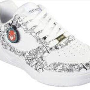 Skechers SPY X FAMILY: KOOPA Sneakers White & Black/M 7.5,W 9